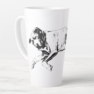 Caneca De Café Latte Mistura de Cova Adormecida, Natal Aconchegante
