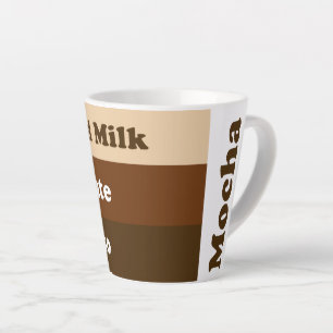 Caneca De Café Latte Mocha Drinkers Cafeados Recebem Mug