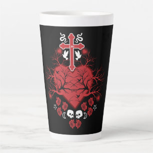Caneca De Café Latte Moda do tronco Posto do gótico