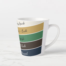Caneca De Café Latte Modern St. Patrick’s Day Gradient
