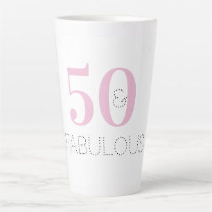 Caneca De Café Latte Moderno 50 e fabuloso aniversário da Tipografia Ro