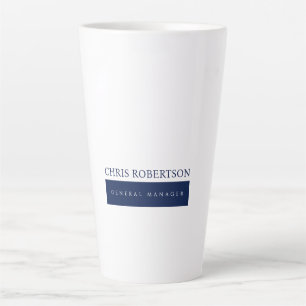 Caneca De Café Latte Moderno Minimalista Simples