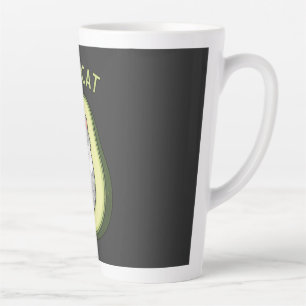 Caneca De Café Latte Modo Guac Meow