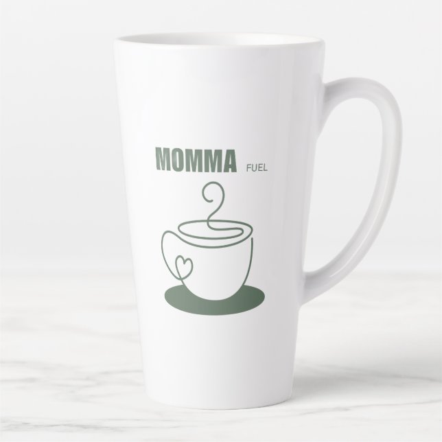 Caneca De Café Latte Momma Fuel Mug (Direita)