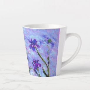 Caneca De Café Latte Monet Lilac Irises