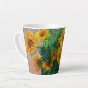 Caneca De Café Latte Monet Sunflower