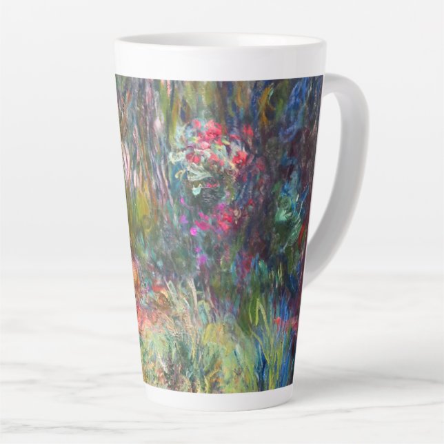 Caneca De Café Latte Monet Water Lily Pond (Ângulo direito)