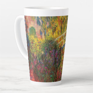 Caneca De Café Latte Monet Water Lily Pond and Water Irises