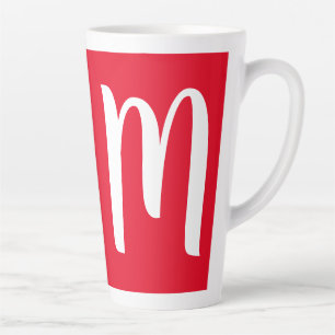 CANECA DE CAFÉ LATTE MONOGRAMA GRANDE LATTE MUG PARA NATAL