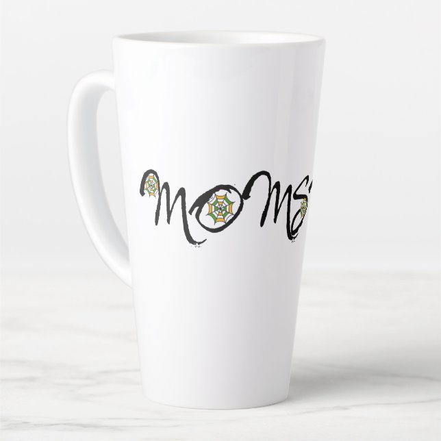 Caneca De Café Latte Monstra (Ângulo esquerdo)