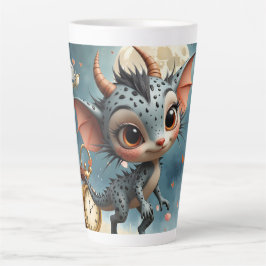 Caneca De Café Latte Moonlit Creature Caelum Tickwing 