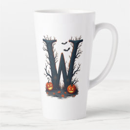 Caneca De Café Latte Moonlit Monogram  W