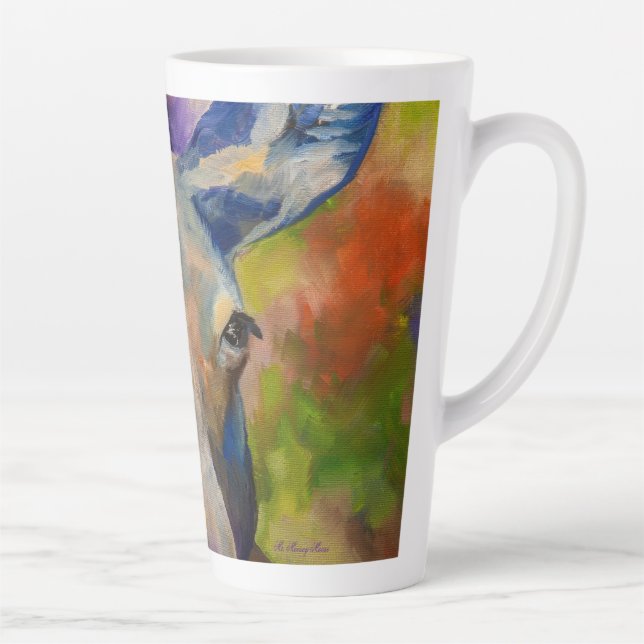 Caneca De Café Latte Moosey Moose Latte Mug (Direita)