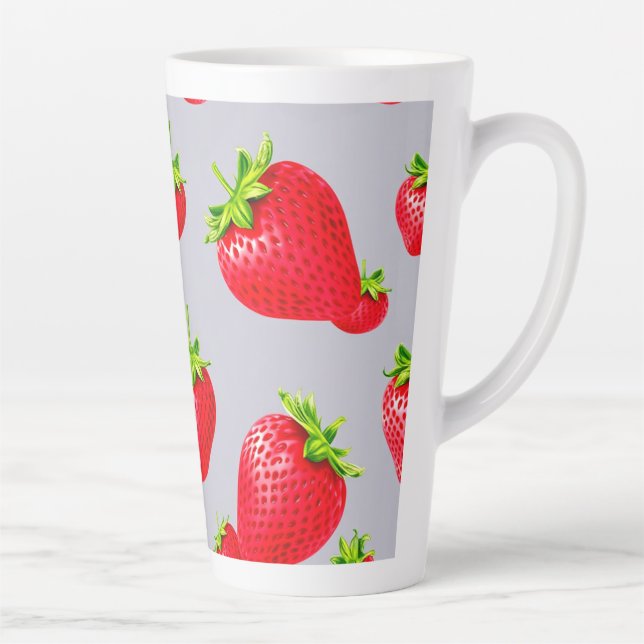 Caneca De Café Latte morango (Direita)