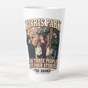 Caneca De Café Latte Morris Park O Bronx Nova York