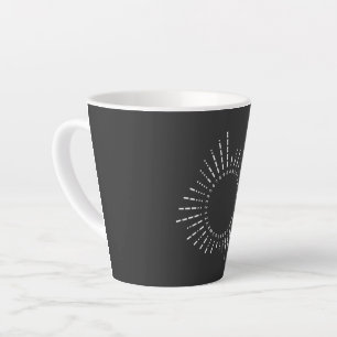Caneca De Café Latte Morse Code Alphabet