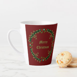 Caneca De Café Latte Morte de Natal Gótica Personalizada