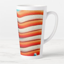 Caneca De Café Latte Mostrar as suas tiras