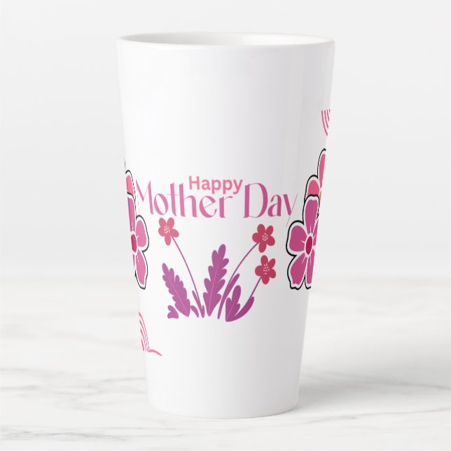 Caneca De Café Latte Mother day Modern Gift pack (Frente)