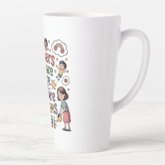 Caneca De Café Latte Mothers Nurture Hope And Inspire Dreams