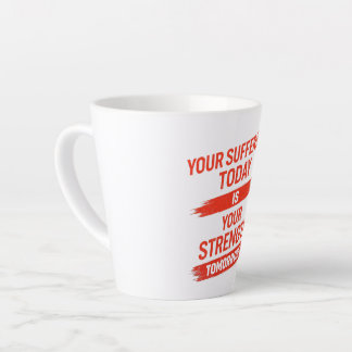 Caneca De Café Latte Motivation Quote Design