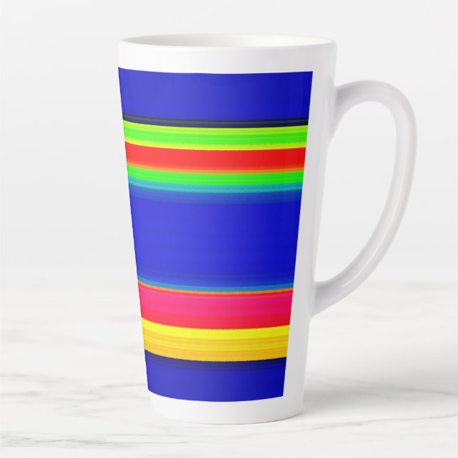 Caneca De Café Latte motivo decorativo (Direita)