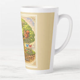 Caneca De Café Latte mova-se ao longo do dia de forma constante