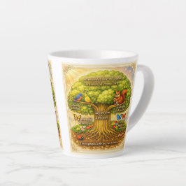 Caneca De Café Latte mova-se ao longo do dia de forma constante, induzi