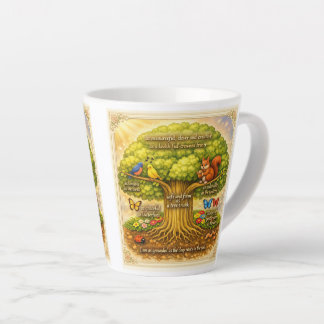 Caneca De Café Latte mova-se ao longo do dia de forma constante, induzi