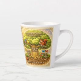 Caneca De Café Latte mova-se ao longo do dia de forma constante, induzi
