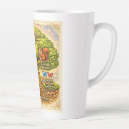 Caneca De Café Latte mova-se ao longo do dia de forma constante, induzi