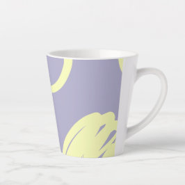 Caneca De Café Latte Movendo linhas design Latte Mug