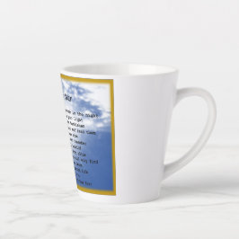 Caneca De Café Latte mug- Christmas Star