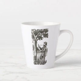 Caneca De Café Latte Mug com jardineiro antigo