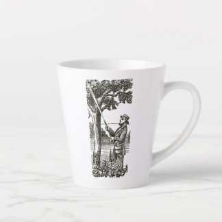Caneca De Café Latte Mug com jardineiro antigo