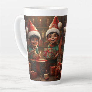 Caneca De Café Latte Mug da Especialidade do Elf de Natal Americano Mex