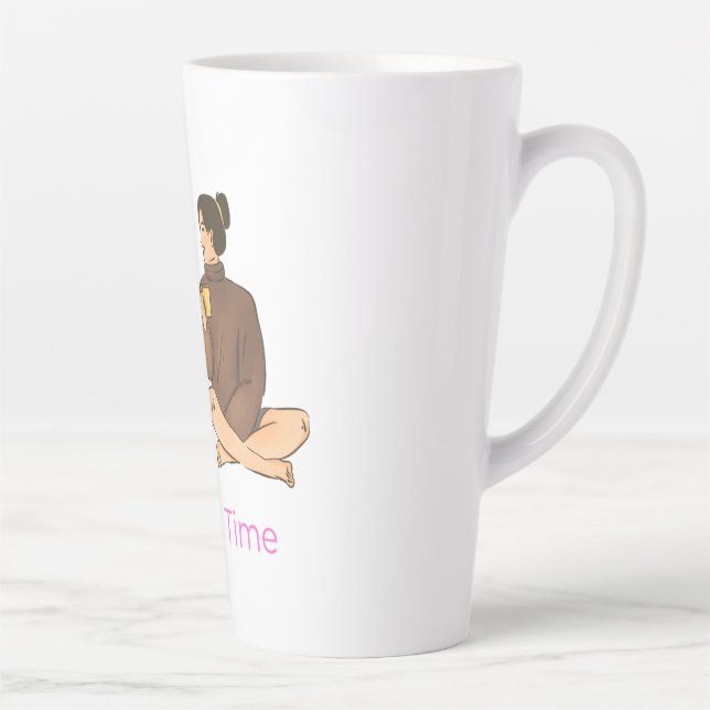Caneca De Café Latte Mug de casal impresso (Direita)