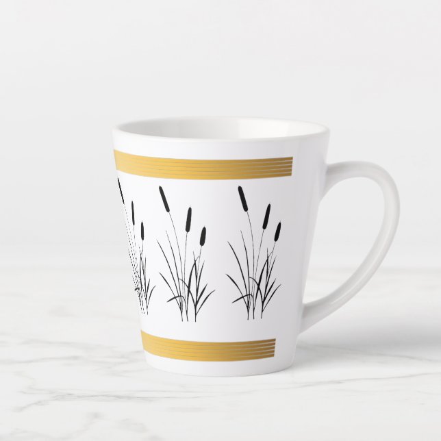 Caneca De Café Latte Mug de Edição Especial Personalizada (Direita)