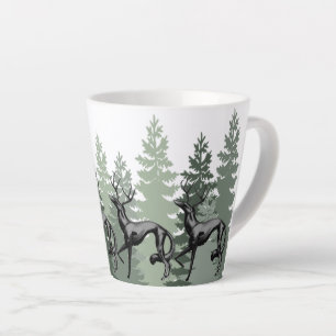 Caneca De Café Latte Mug de Floresta DeerZoi