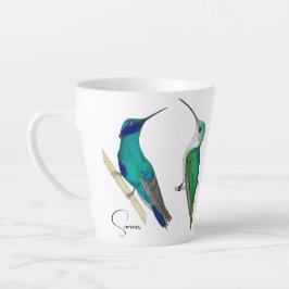 Caneca De Café Latte Mug de Hummingbird Personalizado
