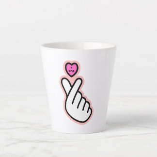 Caneca De Café Latte Mug k-pop love