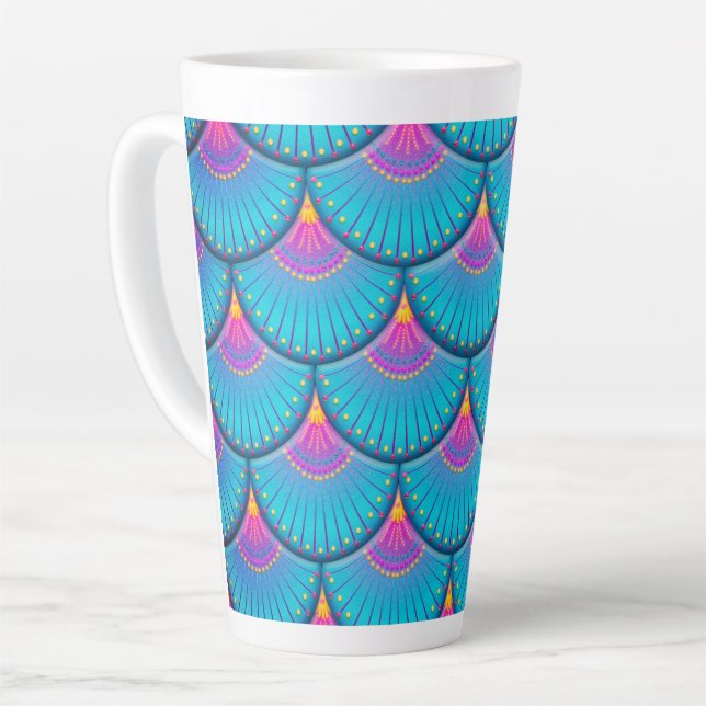 Caneca De Café Latte mug latina de sereia (Ângulo esquerdo)