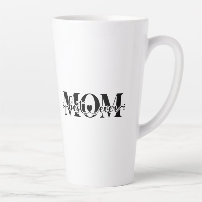 Caneca De Café Latte Mug para a mãe, dia de as mães Mug (Direita)