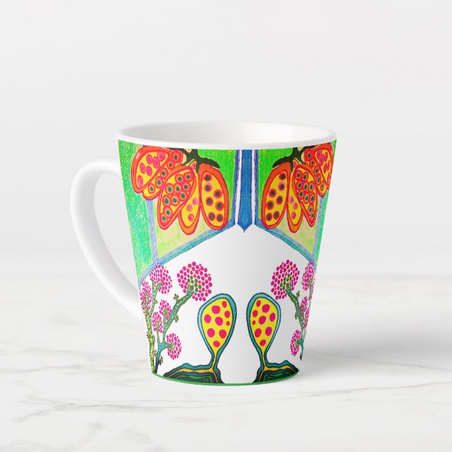 CANECA DE CAFÉ LATTE MUG "PODLANDIA" (Ângulo esquerdo)