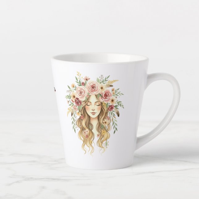 Caneca De Café Latte Mulher (Direita)