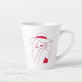 Caneca De Café Latte Mulher