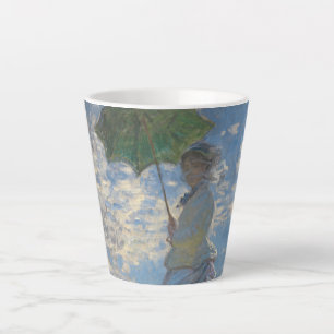 Caneca De Café Latte Mulher com Parasol - Madame Monet e seu filho