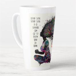 Caneca De Café Latte Mulher inspirada Gem Latte Mug