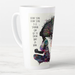 Caneca De Café Latte Mulher inspirada Gem Latte Mug