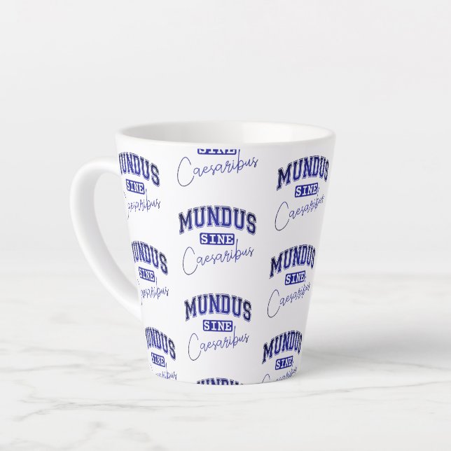 Caneca De Café Latte Mundus Sine Caesaribus (Ângulo esquerdo)